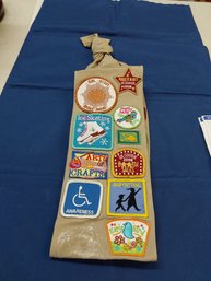 Girl Scout Sash With Badges