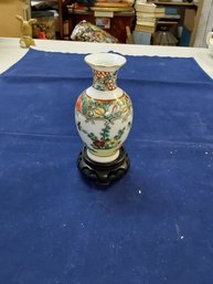 Chinese Vase On Stand