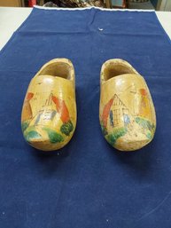 Pair Of Wooden Clogs