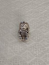 Sterling Silver Mother Holding Children Ring