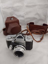Vintage Edixa Reflex Camera With Case