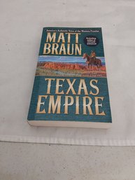 Texas Empire Paperback Book By Matt Braun