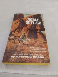 Noble Outlaw Paperback Book By Matt Braun