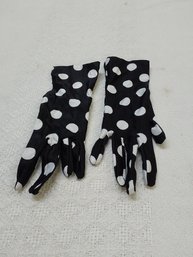 Pair Of Polka Dot Gloves