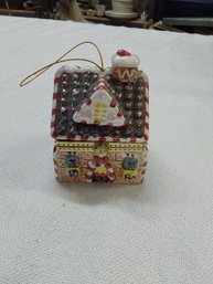 Musical Gingerbread House Ornament