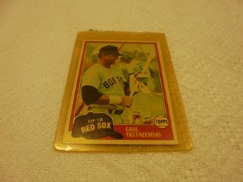 1981 Topps Boston Red Sox Carl Yastrzemski Card