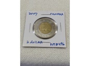 2007 Canadian $2 Coin