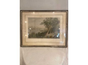 View From Hyde Park Print In Silver Frame