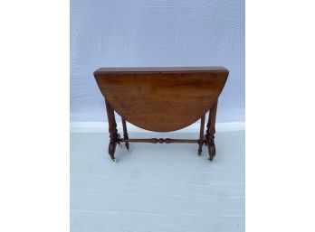 Narrow Drop Leaf Table On Casters