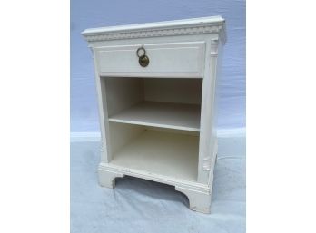 White Painted Side Table Night Stand