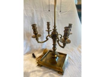 Cheeky Brass Candleholder Lamp
