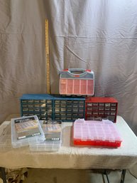 Assorted Storage Containers And Tools
