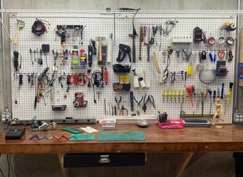 Assorted Tools From Electronic Workshop