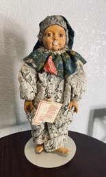 Handcrafted Wooden Collectible Doll Made In Italy, 17/500