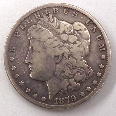 Key Date 1879 CC Carson City (Rare Clear CC) Morgan Silver Dollar ONLY 756,000 Minted (Nicely Circulated)
