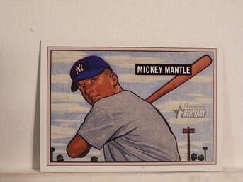 2005 Bowman Heritage #350 Mickey Mantle Mint/NM