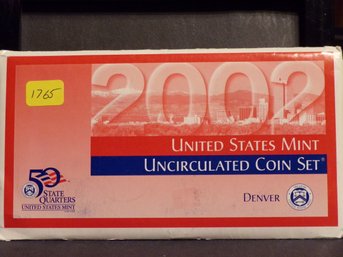 2002 Uncirculated Coin Set D Mint (10 Coins)