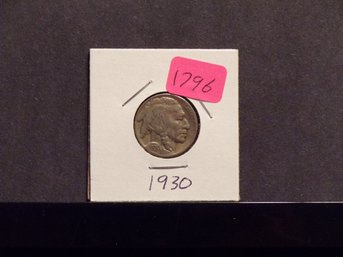 (3) Three Buffalo Nickels 1930, 1935, 1937