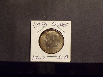 1967 40 Silver Kennedy Half Dollar