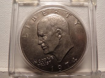 1974 Eisenhower Dollar AU
