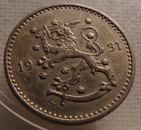 (2 Coins) 1931 & 1930 Finland Markka AU/BU