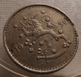 (2 Coins) 1933 & 1930 Finland Markka AU/BU