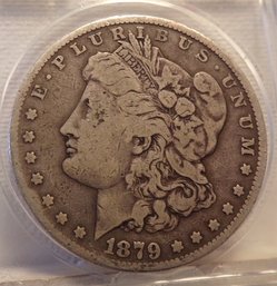 1879 Morgan Silver Dollar About Uncirculated
