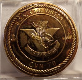 United States Navy U.S.S. Carl Vinson Challenge Coin AU