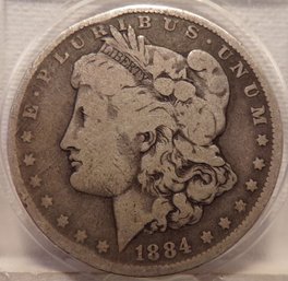 1884-O Morgan Silver Dollar Lightly Circulated