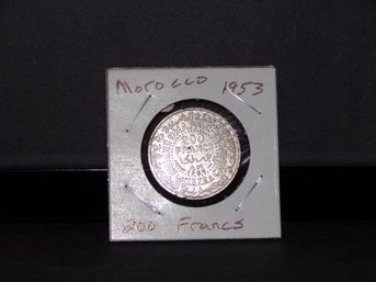 Semi-Key Date 1953 Morocco 200 Francs
