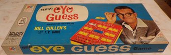 Vintage Eye Guess Game NBC-TV Bill Cullen 1966 Milton Bradley #4641 Lightly Used (Appears Complete)