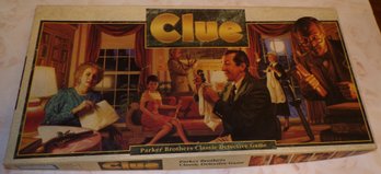 Vintage, Clue Board Game (1989 Parker Brothers #00045) In Superior Condition (Appears Complete)