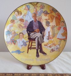 Collectible Plate, Norman Rockwell Remembered