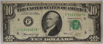 Series 1974 $10 Federal Reserve Note