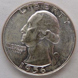 1956 Silver Washington Quarter Dollar GEM BU