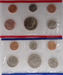 1987 U.S. Mint Uncirculated Set P & D Mints (12 Coins Total, Gem BU) OGP