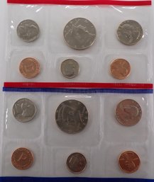 1994 Uncirculated Coin Set P & D Mint (10 Coins & 2 Tokens) Gem Brilliant Uncirculated