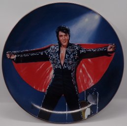 Elvis Presley 'In The Spotlight Hawaii 1972 Collectors Plate By Emmett #233C 'I Only Know That I Love You'