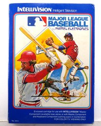 Major League Baseball (Intellivision) Complete With Box & Manual