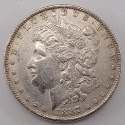 1887 Morgan Silver Dollar AU/BU