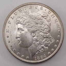 1884 Morgan Silver Dollar Brilliant Uncirculated