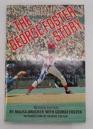 New Authentic Vintage Autographed Book 'The George Foster Story' Autographed 3 Times By George Foster