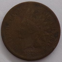 Semi-Key Date 1878 Indian Head Cent (Some Liberty)