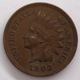 Beautiful 1903 Indian Head Cent (Full Liberty)