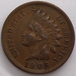 Beautiful 1905 Indian Head Cent (Full Liberty)