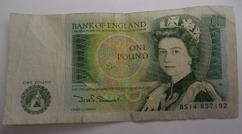 Bank Of England One Pound