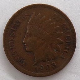 1903 Indian Head Cent (Lightly Circulated, Full Liberty)