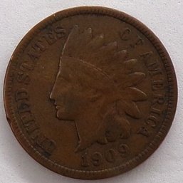 1909 Indian Head Cent (Partial Liberty)