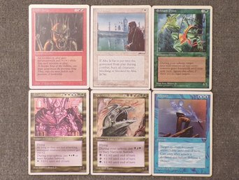 6 (Six) Magic The Gathering Cards