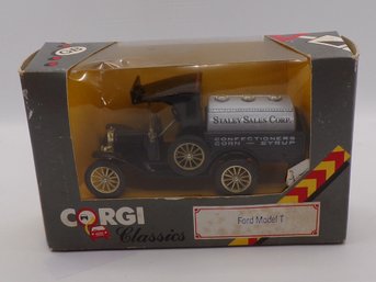 New In Box, Vintage 1986 Corgi Classics Die Cast 'Ford Model T Stanley Sales' C864/1